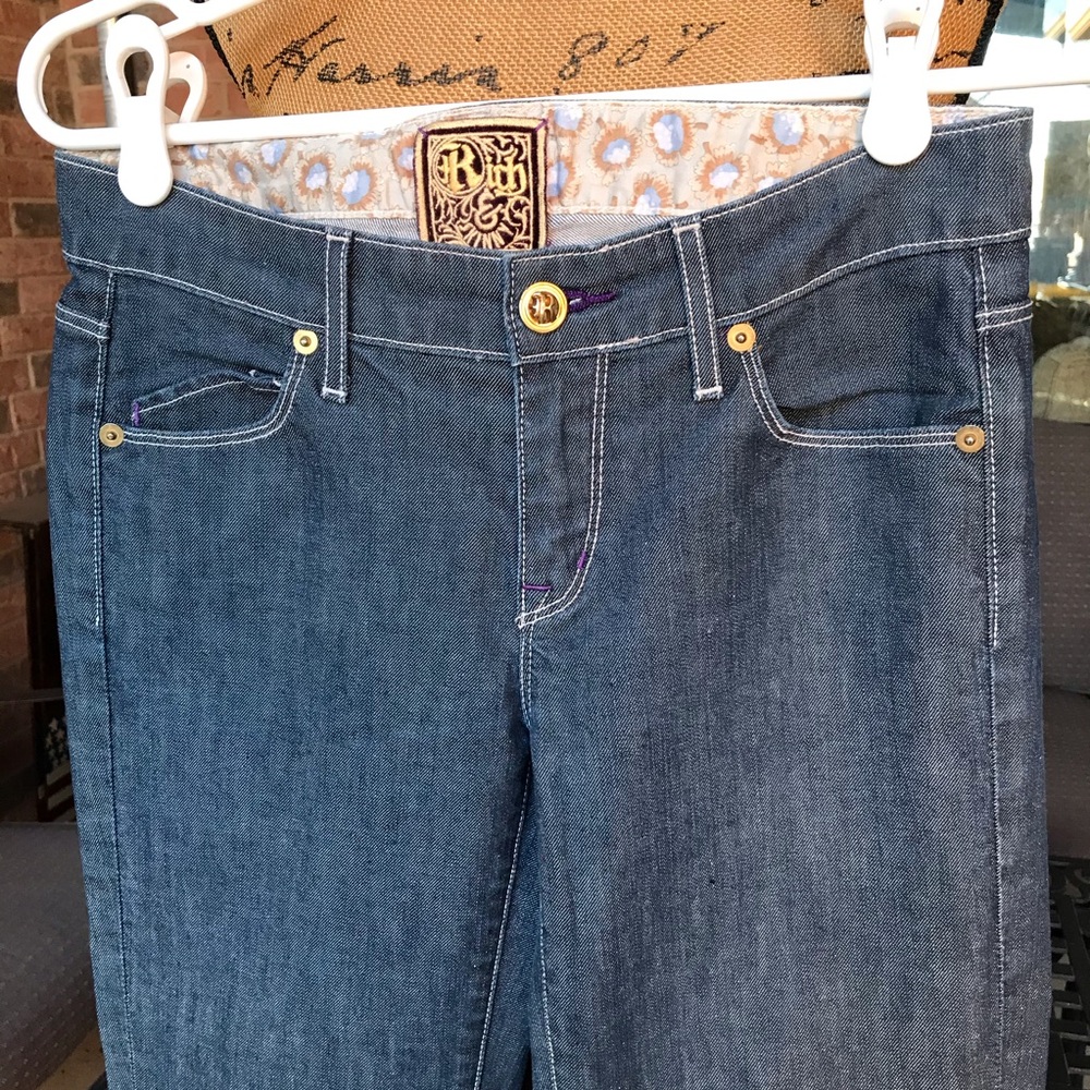 Rich & Skinny Sexy Bootcut Jeans, Rinse Deluxe Size 25 - Picture 3 of 6